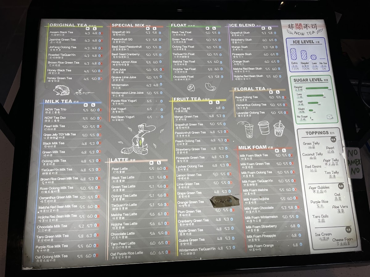 Now Tea Menu - Image 5